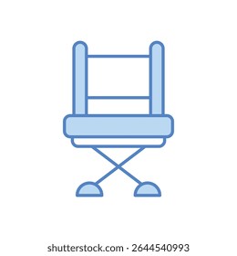 Director Chair Icon vector stock illustration
