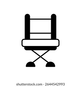 Director Chair Icon vector stock illustration