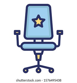 
Director chair Isolated Vector Icon which can easily modify or edit
