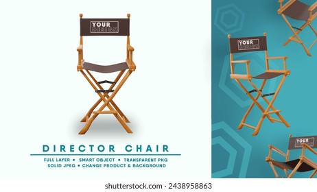 Director Chair Mockup to Boost Your Design