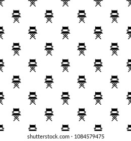 Director chair pattern vector seamless repeating for any web design