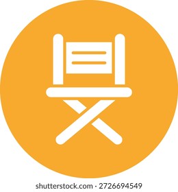 Regie Stuhl Vektor Icon Design Illustration