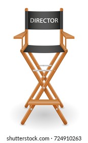 director cinema chair stock vector illustration isolated on white background