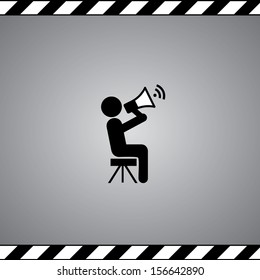 Director film symbol in framework