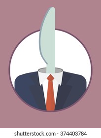 Director, Manager which poses challenges. The character of the CEO. Business People icons. Faces avatars. Flat style vector icons set
