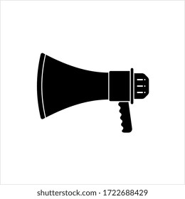 Director Megaphone Icon, Directors Loudspeaker Icon Vector Art Illustration