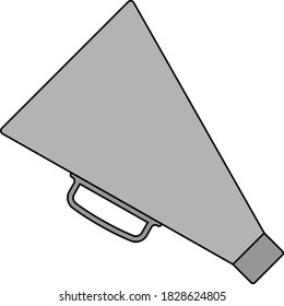 Icono del director Megaphone. Esquema Editable Con Diseño De Relleno De Color. Ilustración vectorial.