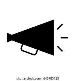 director megaphone isolated icon