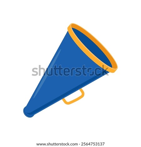 Director Megaphone Video Production Vector Illustration, Isolated