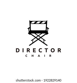 Director Movie Chair Vector Illustration Isolated on White Background