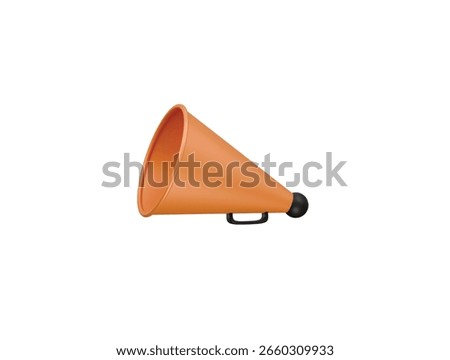 director speaker icon 3d illustration render