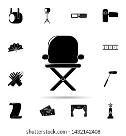 Director's Chair Icon. Universal Set Of Cinema And Teatr For Website Design And Development, App Development