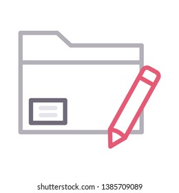 directory edit color line icon