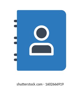 directory vector glyph color icon 