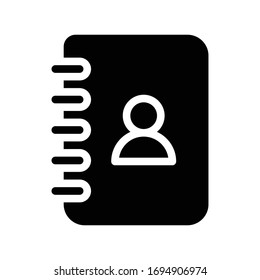 directory vector glyph flat icon 