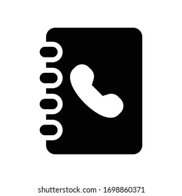 directory vector glyph flat icon 