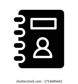 directory vector glyph flat icon 