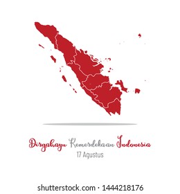 Dirgahayu Kemerdekaan Republik Indonesia Poster Vector Template Design Illustration - Vector