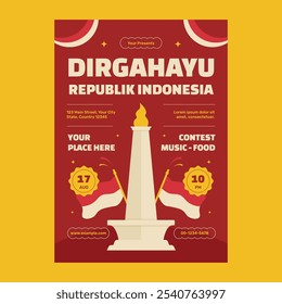 Dirgahayu Republik Indonesia Volante de Evento