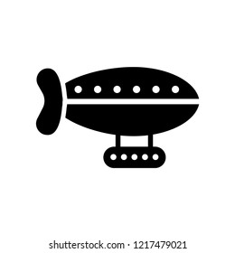 dirigible icon. Trendy dirigible logo concept on white background from Transportation collection. Suitable for use on web apps, mobile apps and print media.