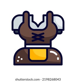 dirndl filled line style icon. vector illustration for graphic design, website, app. EPS 10