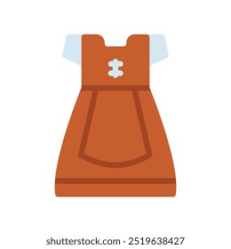 dirndl icon flat style element