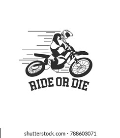 Dirr Bike Vector Illustration