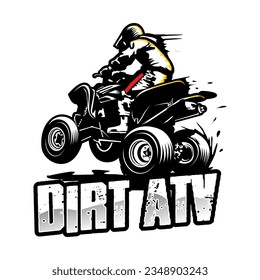 DIRT BIKE, DIRT ATV VECTOR, DIRT ATV LOGO