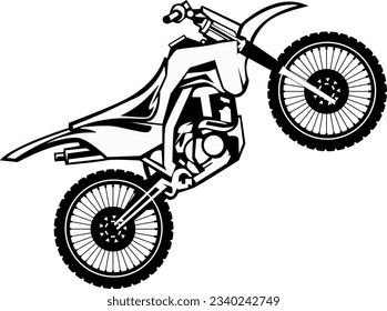 Archivo de gráficos vectoriales de EP digitales Dirt Bike