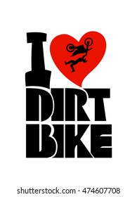 Dirt bike print