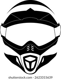 Ilustração de capacete de cavaleiro de bicicleta suja