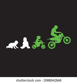 Dirt Bike T-shirt Design For Bikers