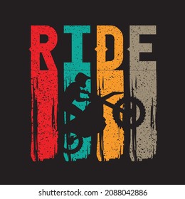 Dirt Bike T-shirt Design For Bikers