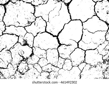 The Dirt Cracks Grunge texture Background. 