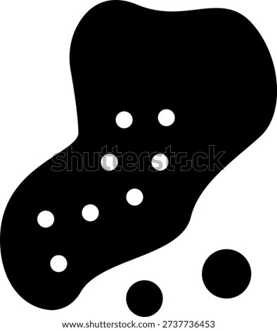 dirt glyph icon illustration vector