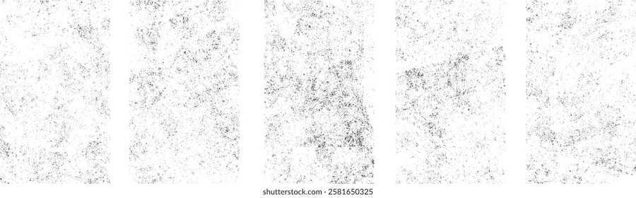 Dirt, grime and scratch overlay on transparent background. Old surface grunge texture abstract, grain, vintage, scratch, rough, retro, pattern.