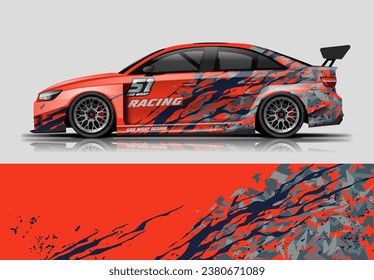 dirt grunge car wrap livery design with printable file below