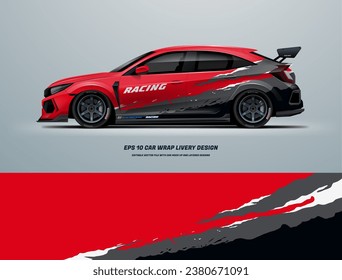 dirt grunge car wrap livery design with printable file below
