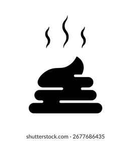 Dirt icon on white background
