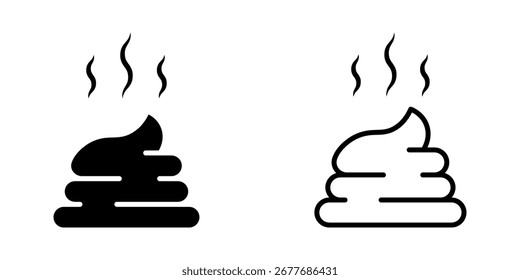 Icono de suciedad sobre fondo blanco