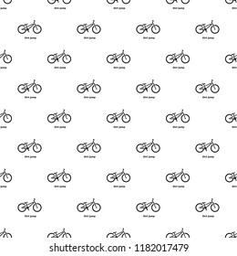 Dirt jump bike icon. Simple illustration of dirt jump bike vector icon for web
