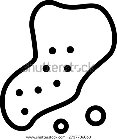 dirt line icon illustration vector