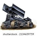 dirt race isolated on white background for poster, t shirt print, business element, social media content, blog, sticker, vlog, and card. vector illustration.