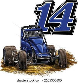 dirt race isolated on white background for poster, t-shirt print, business element, social media content, blog, sticker, vlog, and card. vector illustration.