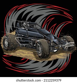 dirt race isolated on white background for poster, t-shirt print, business element, social media content, blog, sticker, vlog, and card. vector illustration.