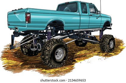 dirt race isolated on white background for poster, t shirt print, business element, social media content, blog, sticker, vlog, and card. vector illustration.