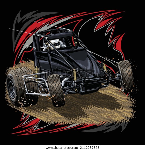 dirt race isolated on white\
background for poster, t-shirt print, business element, social\
media content, blog, sticker, vlog, and card. vector\
illustration.