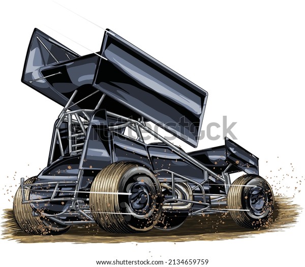 dirt race isolated on white\
background for poster, t shirt print, business element, social\
media content, blog, sticker, vlog, and card. vector\
illustration.