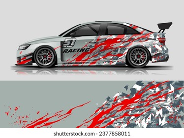 Dirt Racing Car Wrap Livery Design