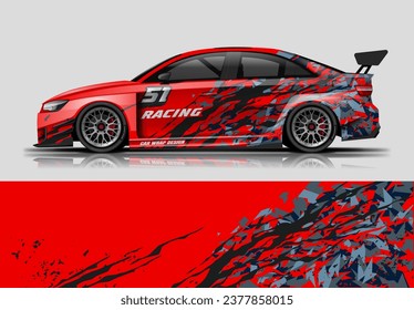 Dirt Racing Car Wrap Livery Design